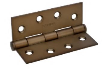 Zanda 5901.EB 304ss Butt Hinges Loose Pin 100x75x2.5mm Ember Bronze