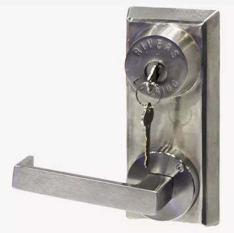 Rivers RIVERS-KYL External Key And Lever Assembly - Include Key and Lever Unit / 201 Cylinder / Screws / Big Washer / 100mm Keysteel