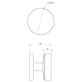 Designer Doorware TNK-R05-TL60-SN Timber Niki Lvr Set On R10 Inc. Latch Bolt