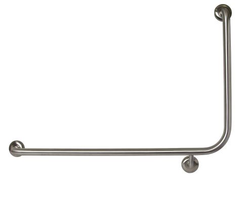 Metlam MLR103X_SS Accessible LH 90&deg; Grab Rail Conc Fix SSS