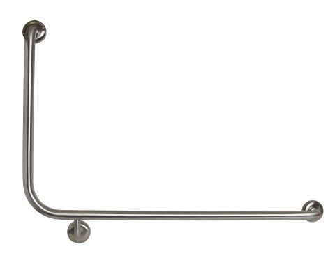 Metlam MLR104X_SS Accessible RH 90&deg; Grab Rail Conc Fix SSS