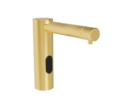 Clean 6734-BB Hands Sensor Foam Soap Disp Basin Vanity Mnt Brushed Brass