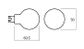 Lockwood 1220/1221/20SC Symphony 20 Knob On Round Rose Full Set SC