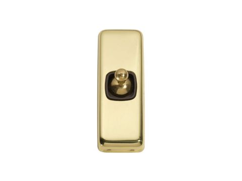 Tradco TRA5900 Switch Flat Plate Toggle 1 Gang Brown PB H82xw30mm