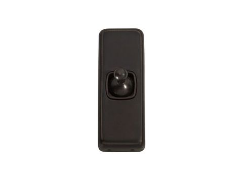 Tradco TRA5910 Switch Flat Plate Toggle 1 Gang Brown Ac H82xw30mm