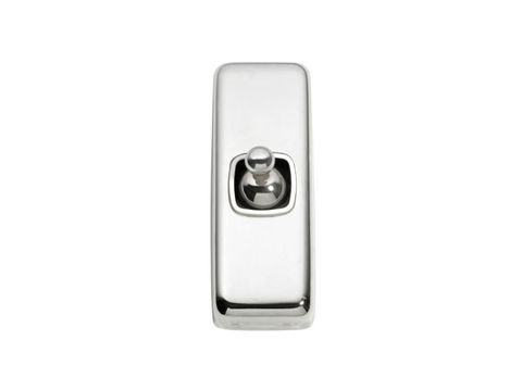 Tradco TRA5940 Switch Flat Plate Toggle 1 Gang White CP H82xw30mm