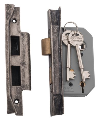 TRADCO MORTICE LOCK 5 LEVER REBATED RN CTC57MM BACKSET 46MM