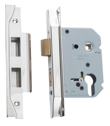 Tradco TRA6167 Mortice Lock Euro Rebated Pn Ctc47.5mm Backset 57mm