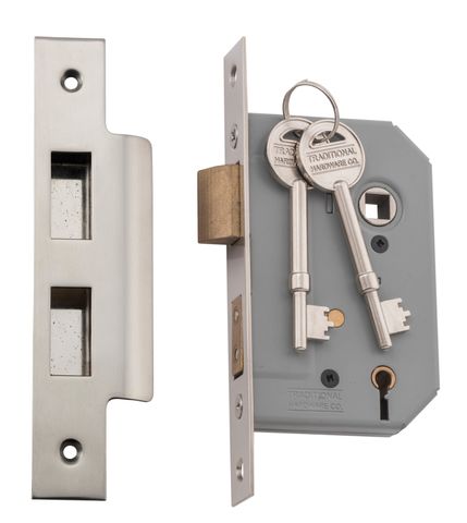 TRADCO 5 LEVER MORTICE LOCK 46MM BACKSET
