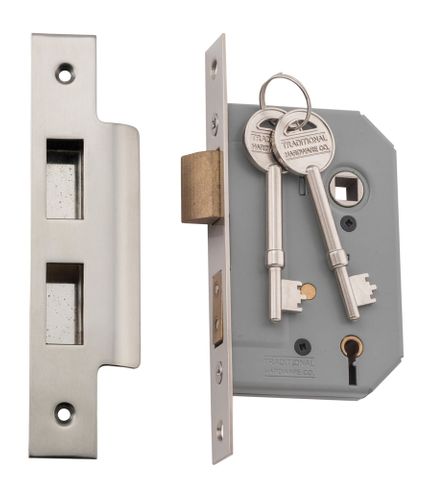 Tradco 5 Lever Mortice Lock 46mm Backset