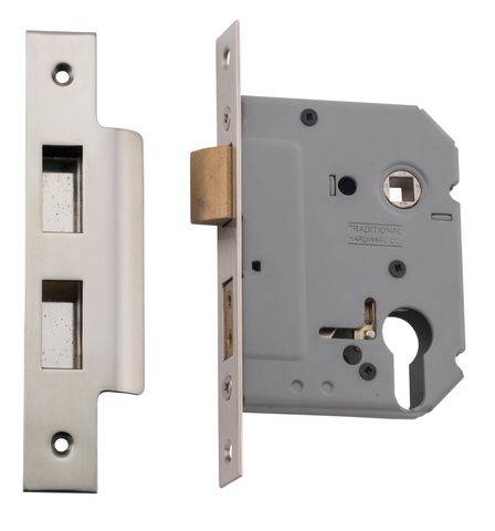 TRADCO EURO MORTICE LOCK 57MM BACKSET