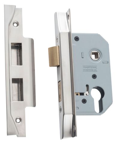 Tradco Rebated Euro Mortice Lock 46mm Backset