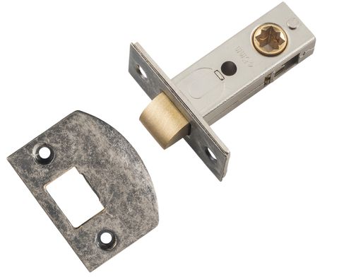 TRADCO TUBE LATCH SPLT CAM 'D' STRIKE RMBLD NICKEL BSET 45MM