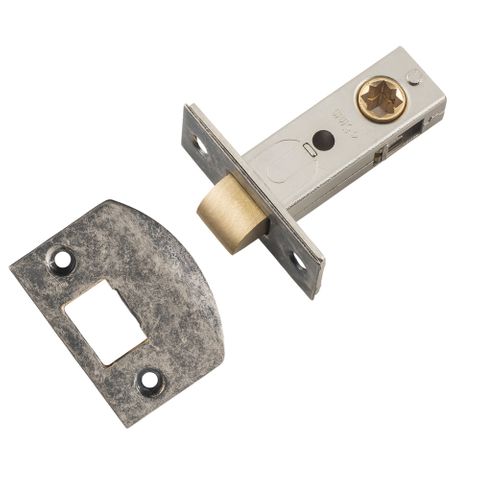 Tradco TRA6215 Tube Latch Splt Cam 'd' Strike Rmbld Nickel Bset 45mm