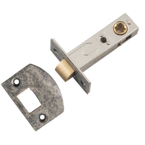 Tradco TRA6216 Tube Latch Splt Cam 'd' Strike Rmbld Nickel Bset 60mm