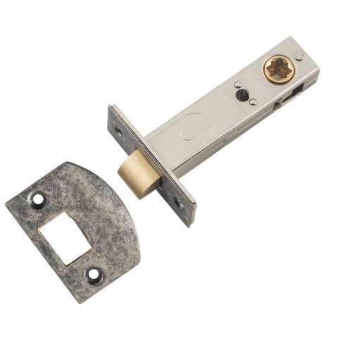 Tradco TRA6217 Tube Latch Splt Cam 'd' Strike Rmbld Nickel Bset 70mm