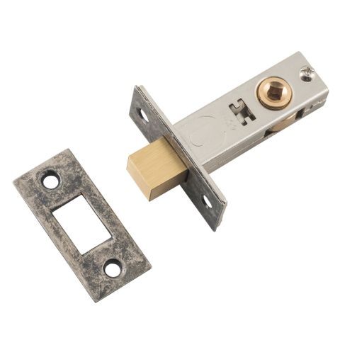 Tradco TRA6230 Privacy Bolt Rumbled Nickel Backset 45mm