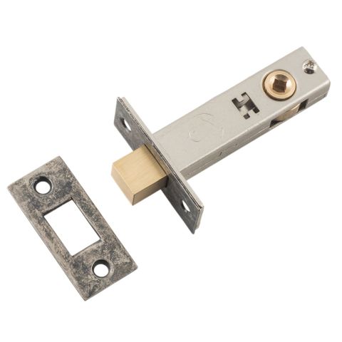 Tradco TRA6231 Privacy Bolt Rumbled Nickel Backset 60mm