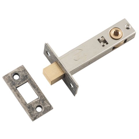 Tradco TRA6232 Privacy Bolt Rumbled Nickel Backset 70mm