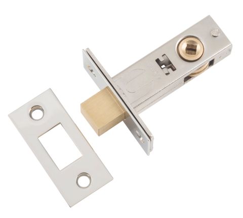 TRADCO PRIVACY BOLT POLISHED NICKEL BACKSET 45MM