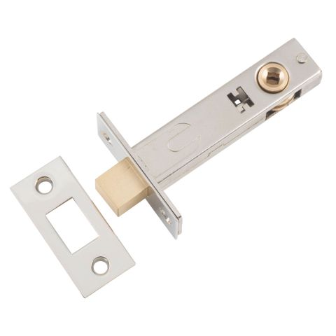 Tradco TRA6235 Privacy Bolt Polished Nickel Backset 70mm