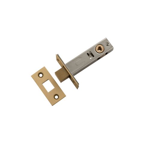Tradco TRA6240 Privacy Bolt Satin Brass Backset 60mm