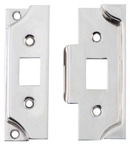 Tradco TRA6244 Tube Ltch Splt Cam Face Plate & Strike Kit Rebated Pn