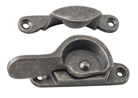 TRADCO SASH FASTENER NARROW RUMBLED NICKEL L69XW17MM