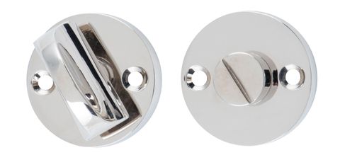 TRADCO PRIVACY TURN ROUND POLISHED NICKEL D35MM