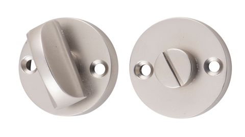 TRADCO PRIVACY TURN ROUND SATIN NICKEL D35MM
