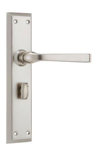 Tradco TRA6557P Door Lever Menton Privacy Pair Satin Nickel