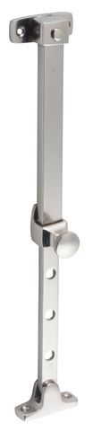 TRADCO CASEMENT STAY TELESCOPIC PIN SATIN NICKEL L200-295MM