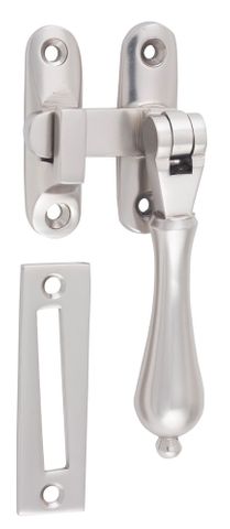 Tradco TRA6583 Casement Fastener Teardrop Long Throw Satin Nickel