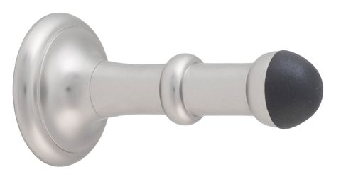 TRADCO DOOR STOP CONCEALED FIX SMALL SATIN NICKEL D43XP80MM