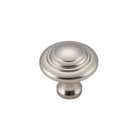 TRADCO CUPBOARD KNOB DOMED SATIN NICKEL D25XP24MM