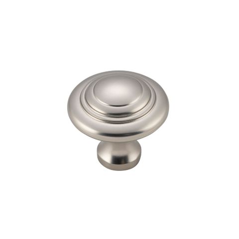Tradco TRA6616 Cupboard Knob Domed Satin Nickel D25xp24mm
