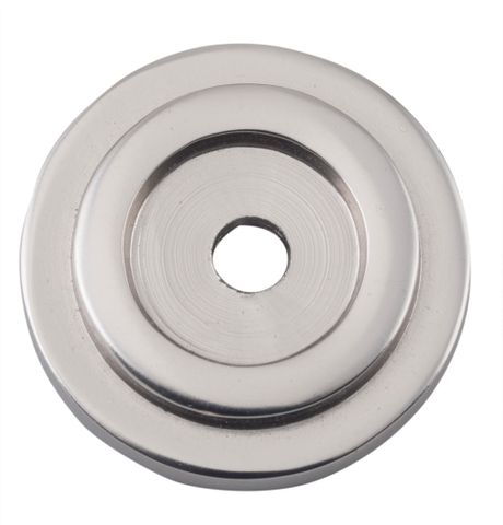 TRADCO BACKPLATE FOR DOMED CUPBOARD KNOB SATIN NICKEL D32MM