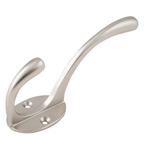 Tradco TRA6622 Hat & Coat Hook Victorian Satin Nickel H110xp50mm