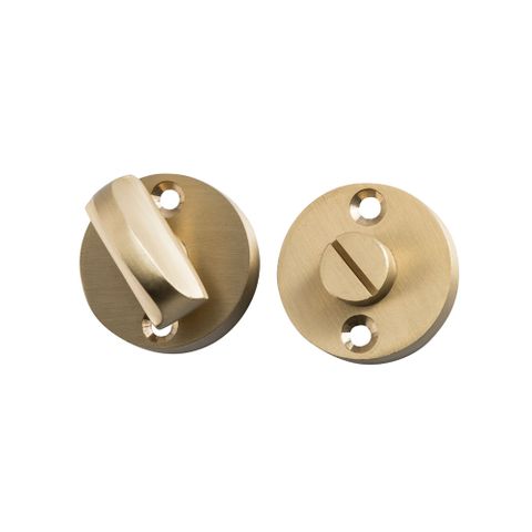 Tradco TRA6631 Privacy Turn Round Satin Brass D35mm