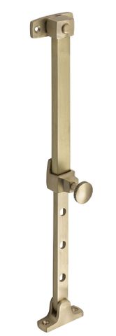 Tradco TRA6661 Casement Stay Telescopic Pin Satin Brass L200-295mm