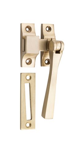 TRADCO CASEMENT FASTENER SQUARE SATIN BRASS W35XP30