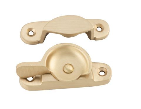 TRADCO SASH FASTENER CLASSIC SATIN BRASS L65XW25MM