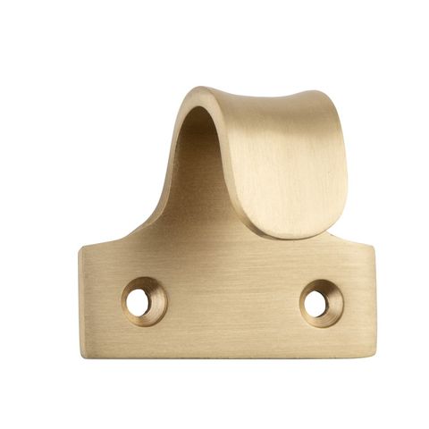 TRADCO SASH LIFT DISHED SATIN BRASS H38XW45XP30MM