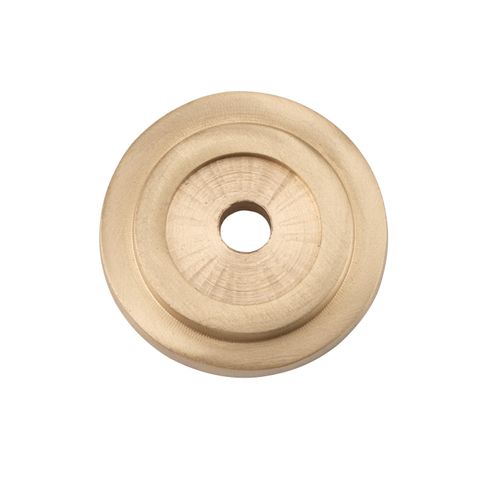 TRADCO BACKPLATE FOR DOMED CUPBOARD KNOB SATIN BRASS D25MM