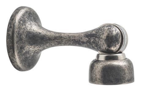 TRADCO DOOR STOP MAGNETIC RUMBLED NICKEL D44XP75MM
