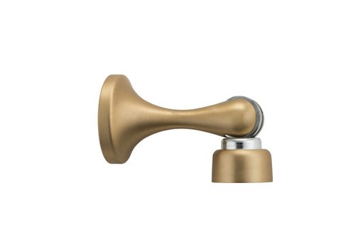 TRADCO DOOR STOP MAGNETIC SATIN BRASS D44XP75MM
