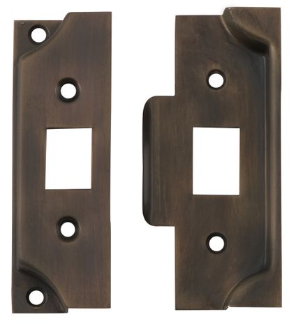 TRADCO TUBE LTCH SPLT CAM FACE PLATE & STRIKE KIT REBATED AB