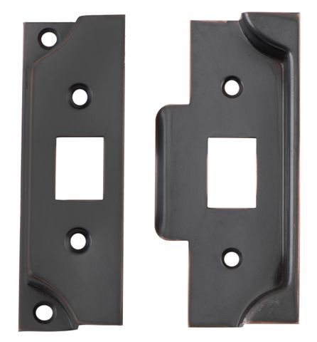 TRADCO TUBE LTCH SPLT CAM FACE PLATE & STRIKE KIT REBATED AC