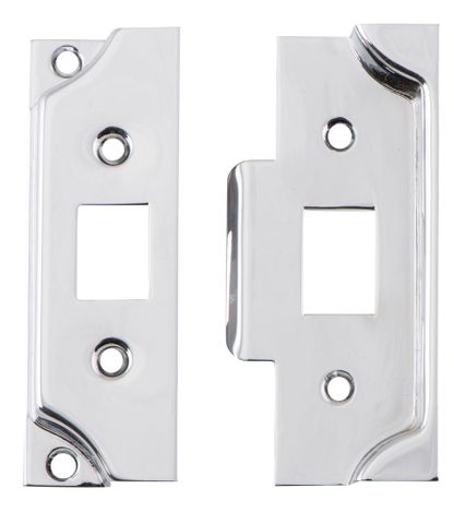 Tradco TRA9556 Tube Ltch Splt Cam Face Plate & Strike Kit Rebated SC