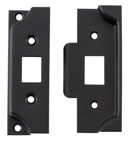 Tradco TRA9557 Tube Ltch Splt Cam Face Plate & Strike Kit Rebated MB